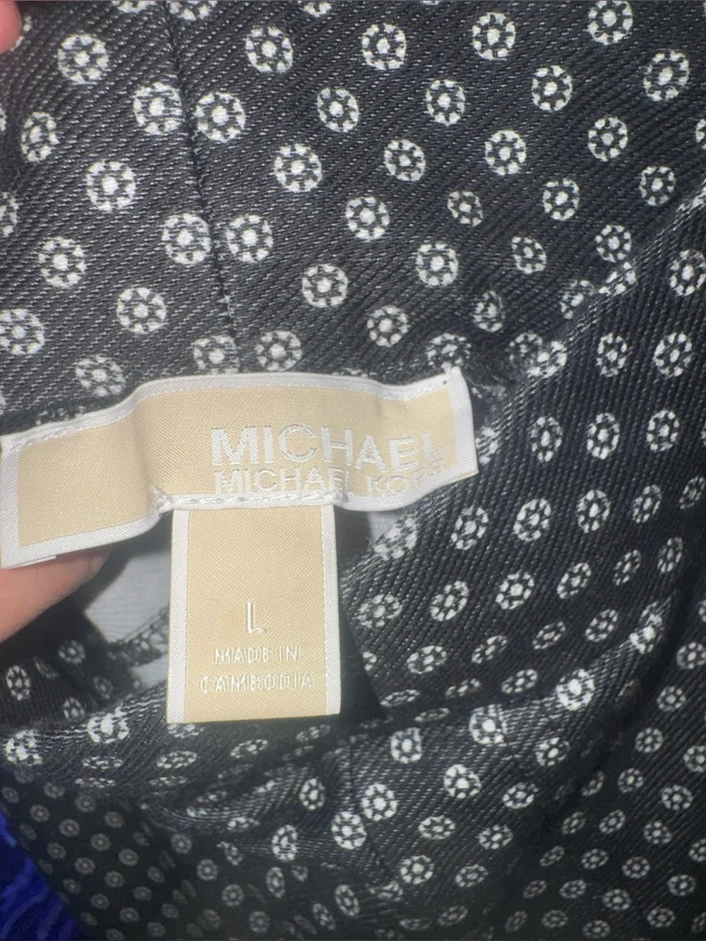 New Michael Kors Black and White Dress Pull On Pants